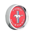 1965-67 Mustang Legendary Alloy Wheels Center Cap Red Tri-Bar